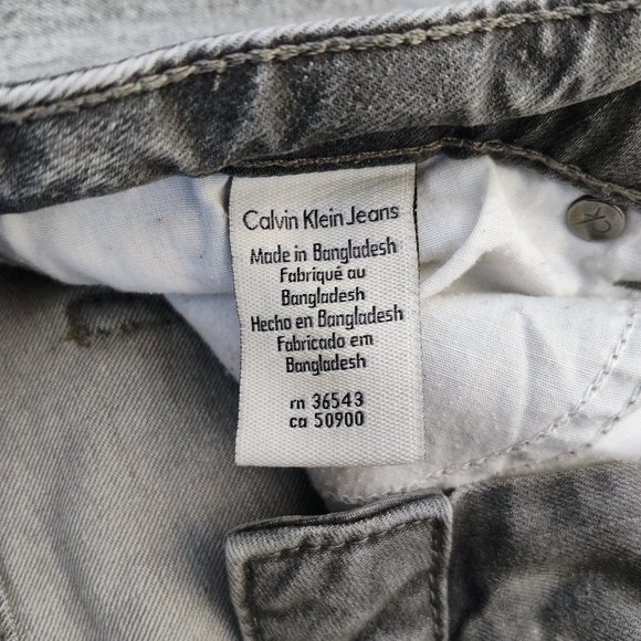 Grey Calvin Klein Ultimate Skinny Jeans - Picture 6 of 7